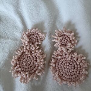 BaubleBar Blush Beaded Earrings